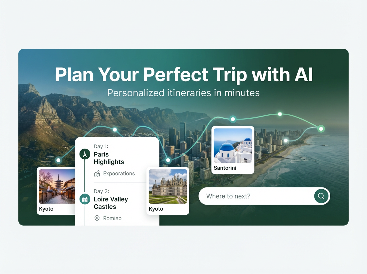 Wonder Planner travel planning preview